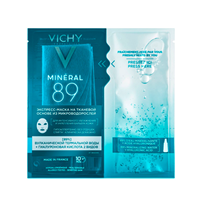 Маска-экспресс на тканевой основе / Mineral 89 29 г, VICHY