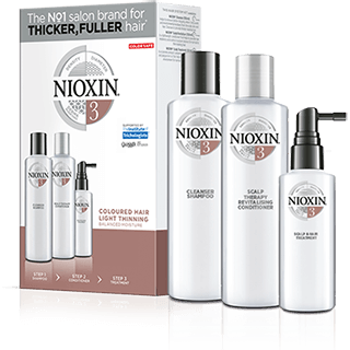 NIOXIN Шампунь очищающий, для окрашенных тонких волос, Система 3, 300 мл