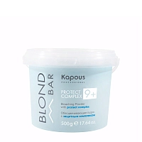 KAPOUS Пудра обесцвечивающая для волос с защитным комплексом 9+ / Blond Bar 500 мл, фото 1