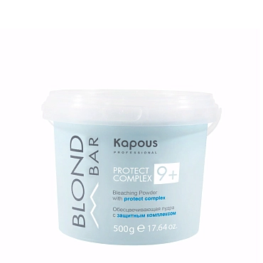 KAPOUS Пудра обесцвечивающая для волос с защитным комплексом 9+ / Blond Bar 500 мл