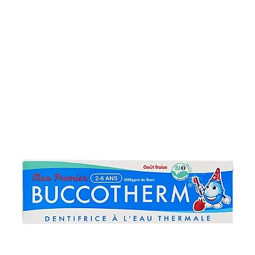BUCCOTHERM Гель-паста зубная детская от 2 до 6 лет с клубничным вкусом и термальной водой / BUCCOTHERM 50 мл