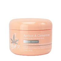 Скраб для кожи головы и тела абрикос и клементин / Apricot & Clementine Herbal Scalp & Body Scrub 207 гр, HEMPZ
