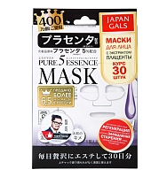 Маска с плацентой / Pure Essence 30 шт, JAPAN GALS