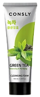 Пенка балансирующая кремовая с экстрактом зеленого чая для умывания 100 мл, CONSLY
