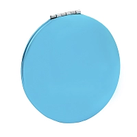 Зеркало круглое, синее, металл, диаметр 70 мм, KAIZER