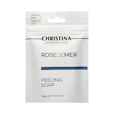 CHRISTINA Мыло пилинговое для лица в подарочной упаковке / Peeling Soap Rose de Mer Coral Pack 30 гр