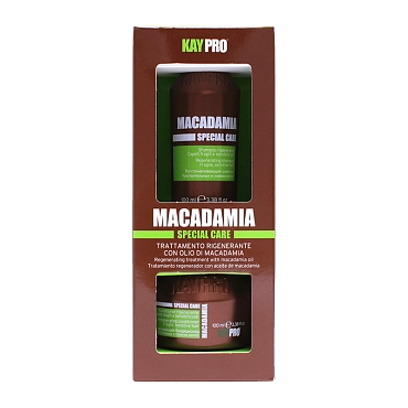 KAYPRO Набор для волос увлажняющий (шампунь 100 мл, кондиционер 100 мл) / Macadamia