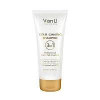 Шампунь для волос с экстрактом золотого женьшеня / Ginseng Gold Shampoo 200 мл, VON-U