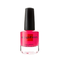 0233 лак для ногтей, яркий розовый неоновый / Neon 12 мл, SOPHIN