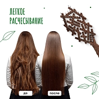 SOLOMEYA Био-расческа для волос из кокосового волокна / Bio Nest Brush Coconut Husk 1 шт, фото 6