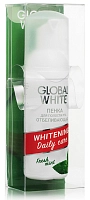 GLOBAL WHITE Пенка отбеливающая для зубов, свежая мята / Whitening daily care 50 мл, фото 2