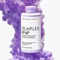 OLAPLEX Шампунь тонирующий Система защиты для светлых волос / Olaplex No.4P Blonde Enhancer Toning Shampoo 250 мл, фото 3