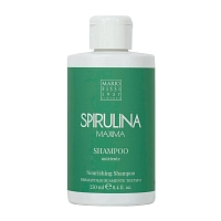 Шампунь питательный для волос с экстрактом спирулины для сухих и повреждённых волос / Spirulina Maxima Nutriente 250 мл, MARIO FISSI 1937