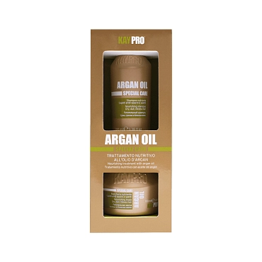 KAYPRO Набор для волос питательный (шампунь 100 мл, маска 100 мл) / Argan Oil