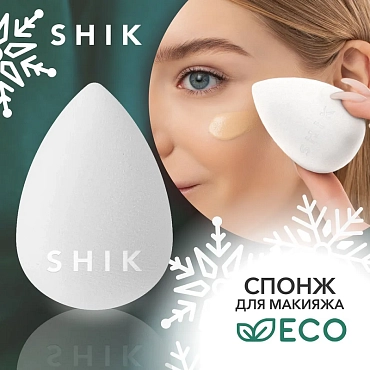 SHIK Спонж для макияжа большой, белый / Make-up sponge