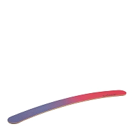 Пилка 2-сторонняя, шлифовочная, на деревянной основе, бумеранг, розово-голубая 175 мм, KAIZER