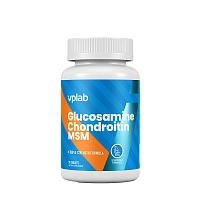 VPLAB Глюкозамин хондроитин, хондропротектор для укрепления связок и суставов / Glucosamine Chondroitin MSM 90 таблеток, фото 1