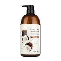 Шампунь питательный для волос с кокосовым молоком / COCONUT MILK NOURISHING SHAMPOO 750 мл, FARMSTAY