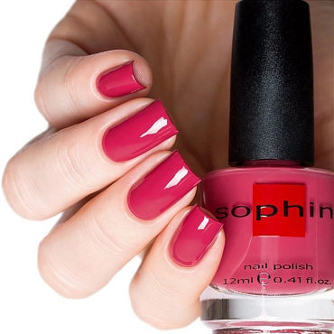 SOPHIN 0039 лак для ногтей, ярко-розовый 12 мл