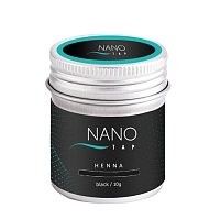 Хна для бровей в баночке, черный / NanoTap dark 10 гр, NANO TAP
