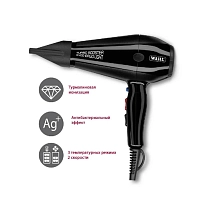 WAHL Фен для волос профессиональный, черный / Wahl Turbo Booster 3400 Ergolight 4314-0475, фото 3