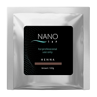 Хна для бровей в саше, коричневый / NanoTap brown 10 гр, NANO TAP
