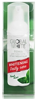 GLOBAL WHITE Пенка отбеливающая для зубов, свежая мята / Whitening daily care 50 мл, фото 1
