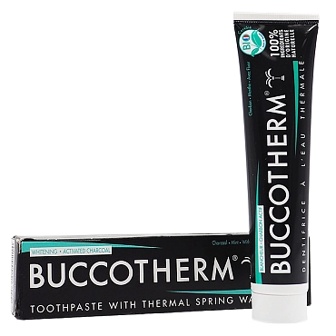 BUCCOTHERM Паста зубная с углем и термальной водой / BUCCOTHERM 75 мл