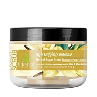 Скраб сахарный для тела Антивозрастной / Hempz Age Defying Vanilla Herbal Sugar Scrub 176 г, HEMPZ