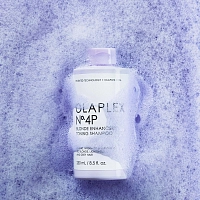 OLAPLEX Шампунь тонирующий Система защиты для светлых волос / Olaplex No.4P Blonde Enhancer Toning Shampoo 250 мл, фото 4
