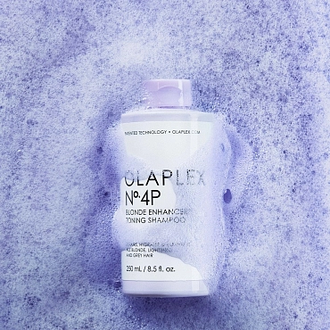 OLAPLEX Шампунь тонирующий Система защиты для светлых волос / Olaplex No.4P Blonde Enhancer Toning Shampoo 250 мл