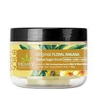 Скраб сахарный для тела Оригинальный / Hempz Original Floral Banana Herbal Sugar Scrub / Hempz Original Sugar Body Scrub 176 г, HEMPZ