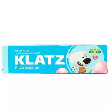 KLATZ Паста зубная Мимимишки бабл гам / Klatz KIDS 40 мл