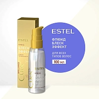 ESTEL PROFESSIONAL Флюид-блеск с термозащитой для волос / Curex Brilliance 100 мл, фото 3