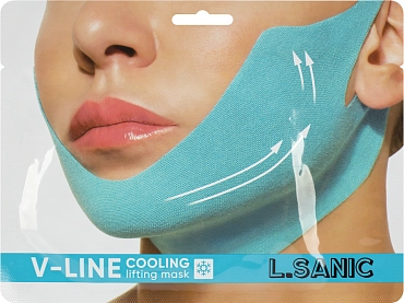 L.SANIC Маска-бандаж для коррекции овала лица с охлаждающим эффектом / V-line 20 г