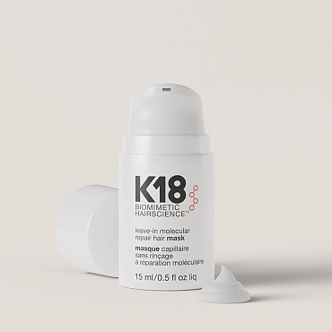 K-18 Маска несмываемая для молекулярного восстановления волос / Leave-in molecular repair hair mask 15 мл