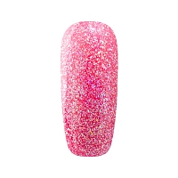 SOPHIN 0379 лак для ногтей, малиново-розовый рассеянный голографик / Starlet Sensual Glam Collection 12 мл, фото 2