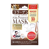 Маска для лица с коллагеном / Pure5 Essence 30 шт, JAPAN GALS