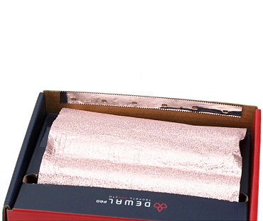 DEWAL PROFESSIONAL Фольга с тиснением, в коробке, розовая, 15 мкм, 100 м