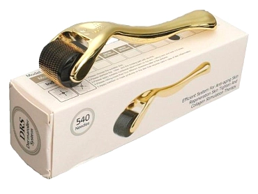 DRS Мезороллер золотой 540 игл длиной 0.3 мм / DRS30 540 Gold DermaRoller