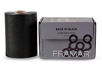 FRAMAR Фольга с тиснением в рулоне, черная / Embossed Roll Medium Back In Black 98 м, фото 2