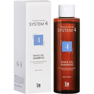 SIM SENSITIVE Шампунь терапевтический №4 для очень жирной и чувствительной кожи головы / SYSTEM 4, 250 мл