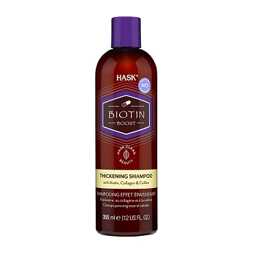 HASK Шампунь уплотняющий с биотином для тонких волос / Biotin Boost Thickening Shampoo 355 мл
