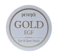 PETITFEE Патчи с коллоидным золотом и EGF для области вокруг глаз и для точечного использвания / Eye patch 60 шт + 30 шт, фото 1