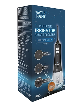 WATERDENT Ирригатор для очищения полости рта / WATERDENT Smart Flosser V300