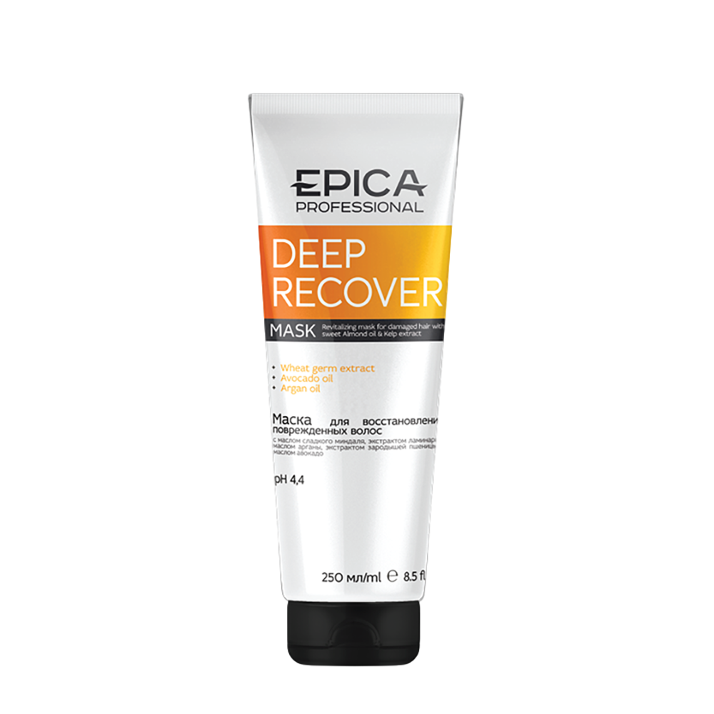 EPICA PROFESSIONAL Маска для восстановления повреждённых волос / Deep Recover 250 мл
EPICA PROFESSIONAL Маска для восстановления повреждённых волос / Deep Recover 250 мл