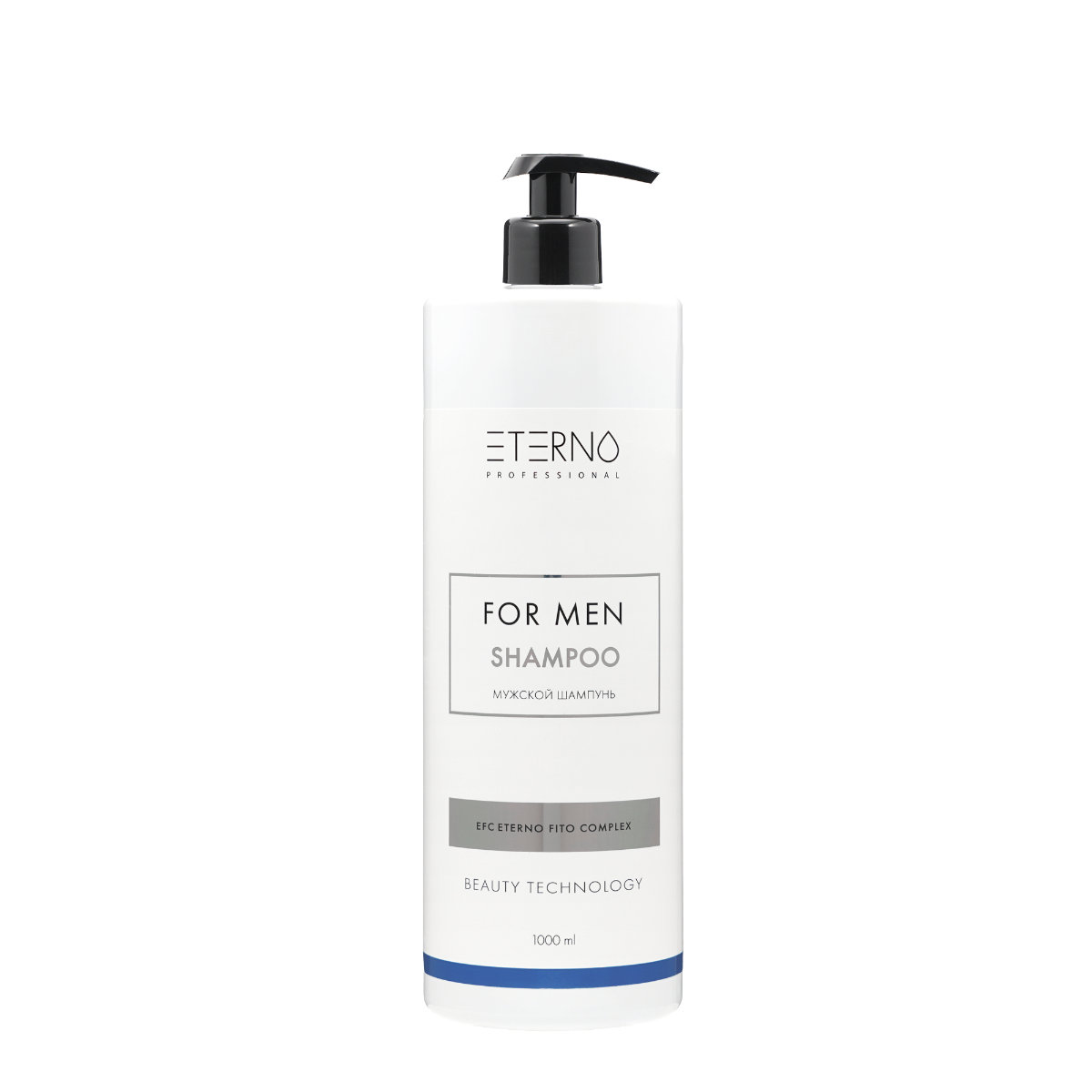 ETERNO PROFESSIONAL Шампунь мужской для волос / For MEN SHAMPOO 1000 мл
ETERNO PROFESSIONAL Шампунь мужской для волос / For MEN SHAMPOO 1000 мл