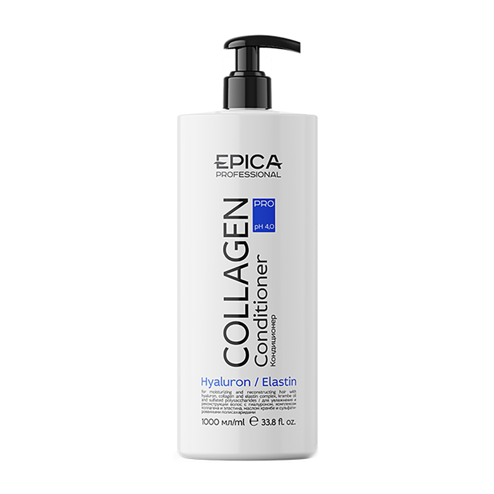 EPICA PROFESSIONAL Кондиционер для увлажнения и реконструкции волос / Collagen Pro 1000 мл
EPICA PROFESSIONAL Кондиционер для увлажнения и реконструкции волос / Collagen Pro 1000 мл