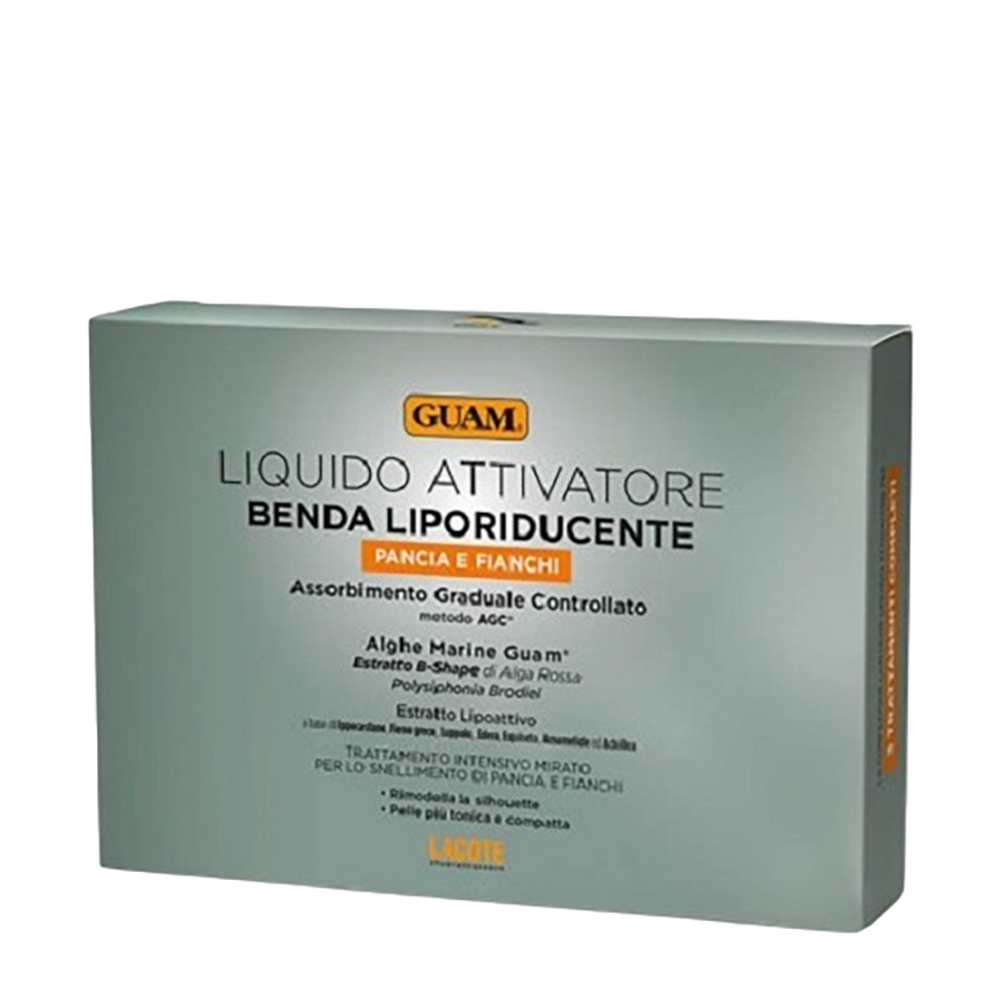 GUAM Жидкость-активатор для набора Моделирование области живота и талии 3*100 мл
GUAM Жидкость-активатор для набора Моделирование области живота и талии 3*100 мл