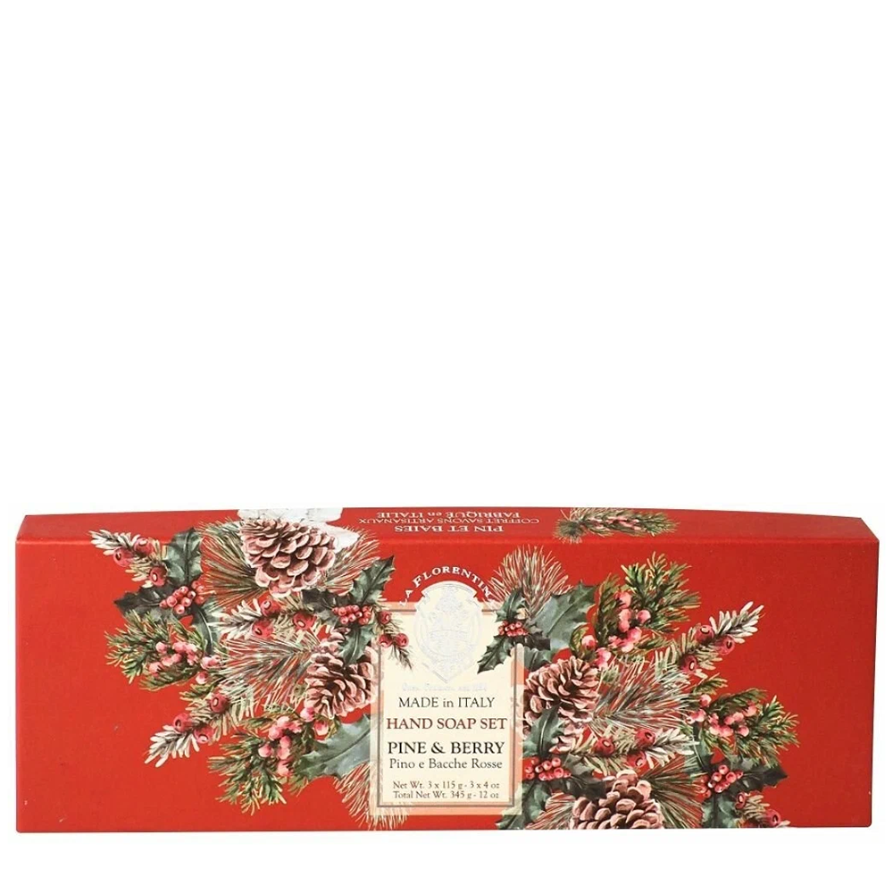 LA FLORENTINA Набор мыла сосна и ягоды / Pine and Berry 3*115 гр
LA FLORENTINA Набор мыла сосна и ягоды / Pine and Berry 3*115 гр